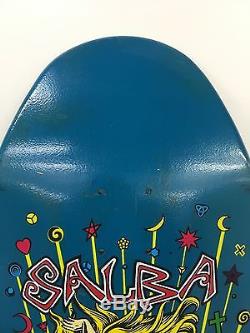 NOS vintage santa cruz salba skateboard deck reissue rare