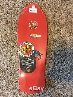 Natas Kaupas Santa Cruz Panther 2 Reissue Skateboard Red
