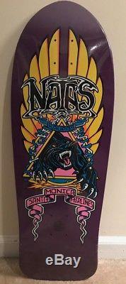 Natas Kaupas Santa Cruz Reissue Skateboard deck panther