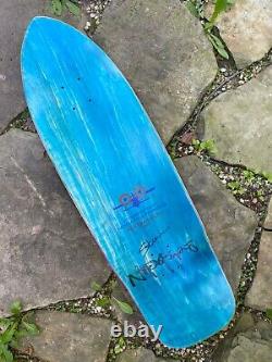 Natas Kaupas & Skip Engblom SMA Signed Hand Painted Limited Edition Skateboard