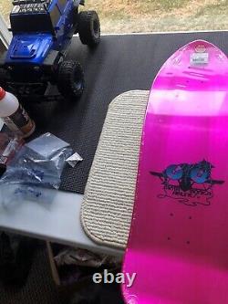 Natas kaupas kitten candy Metallic pink santa cruz reissue skateboard decks