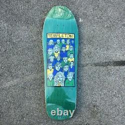 New Deal Skateboards Templeton Crowd Ht Deck Green Stain Reissue 10.125'' New