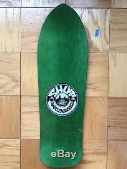 New rare NOS Shut Shark skateboard deck Green Sean Sheffey nyc zoo york h-street