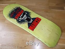 Nos Madrid Owen Nieder Punk Skull Skateboard Skate Deck New 1987