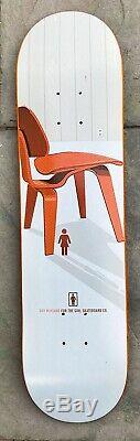 Nos Rare Vintage Girl Guy Mariano Modern Chair Series Skateboard Deck 7 3/4