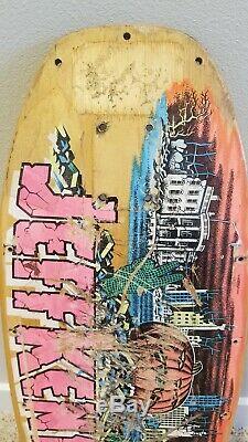 OG 87 Santa Cruz Jeff Kendall rare old school skateboard deck
