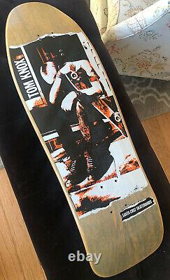 OG NOS 1990 Tom Knox discord vintage skateboard deck Santa Cruz minor threat