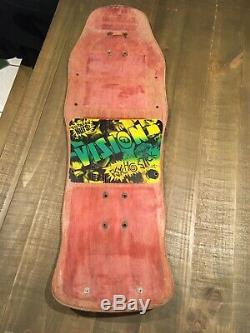 Old School Skateboard Vision Psycho Stick Board. ORIGINAL Vintage 80s