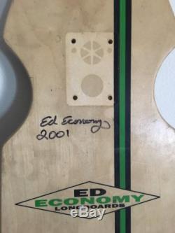 Original Ed Economy 57 Bank Rider Longboard Skateboard Deck