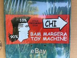 Original Toy Machine BAM Margera Skateboard Deck MINT NOS Vintage Shrink