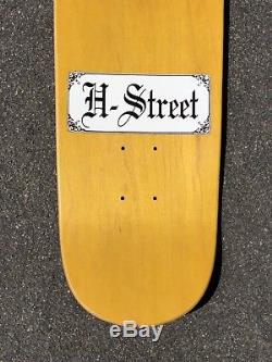 Original Vintage 1991 Sal Barbier Rare H Street Slick Bottom Skateboard Deck NOS