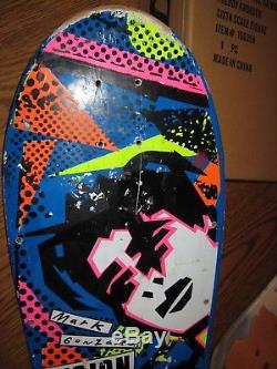 Original Vision Mark Gonzales 1980s Skateboard, Powell Peral, Santa Cruz Vintage