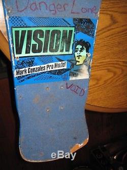 Original Vision Mark Gonzales 1980s Skateboard, Powell Peral, Santa Cruz Vintage
