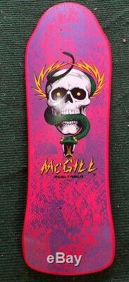 POWELL PERALTA MIKE MCGILL SKULL & SNAKE Pink Skateboard Bones Brigade Reisssue
