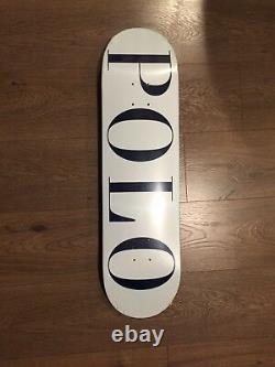 Palace Polo Ralph Lauren Skateboard Deck White RL3 FREE SHIPPING