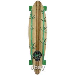 Paradise Longboard Complete 9.75 x 41 Bamboo Inlay Lazy Panda Concave Pintail