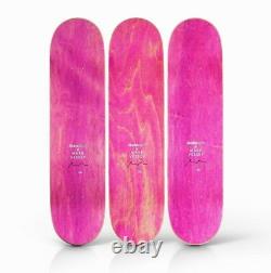 Playboy Mark Vessey Triptych 3 Deck Skateboard like Supreme skate Art