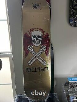 Powell Peralta Halo Bolt Skateboard Deck Gold SUPER RARE