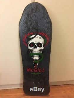 Powell Peralta Mike McGill Original 1985 Skull and Snake Skateboard Deck Vintage