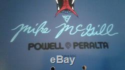 Powell Peralta Mike McGill Reissue Skateboard Deck 2014 Rare Blue on Blue