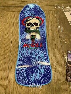 Powell Peralta Mike McGill Skateboard Bones Brigade Blue 2018