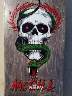 Powell Peralta Mike McGill Skull & Snake NOS rare vintage OG skateboard deck 90