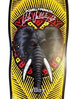 Powell Peralta Mike Vallely ELEPHANT AUTOGRAPHED Skateboard Deck YELLOW