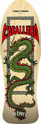Powell Peralta Skateboard Deck Caballero Chinese Dragon Natural Re-Issue