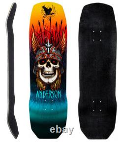 Powell Peralta Skateboard Deck Pro Flight 290 Andy Anderson 9.13 with Grip