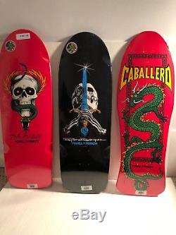 Powell Peralta Skateboard Deck! Rare! Pink MIKE MCGILL SNAKE SKULL! Old School