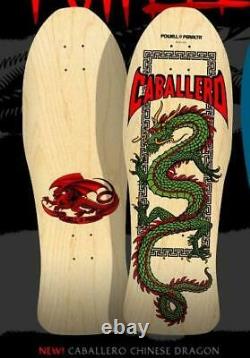 Powell Peralta Steve Caballero -Chinese Dragon Skateboard Deck 10 x 30-NATURAL