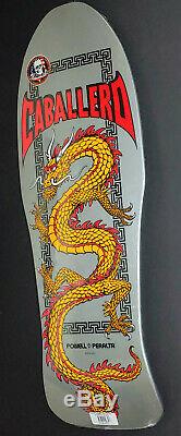 Powell Peralta Steve Caballero Silver Chinese Dragon Reissue Skateboard Deck