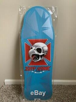 Powell Peralta Tony Hawk Chicken Skull Skateboard Deck Reissue Blue Vcj Rare