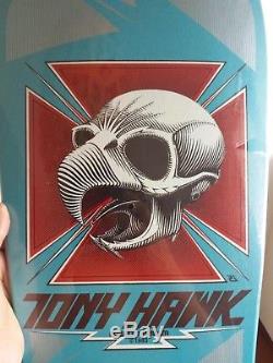 Powell Peralta Tony Hawk Chicken Skull XT Vintage NOS OG Skateboard Deck Claw