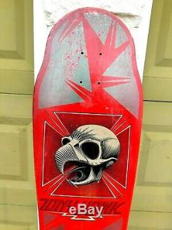 Powell Peralta Tony Hawk OG Rare Vintage Bird Skull Cross Skateboard Deck 1985