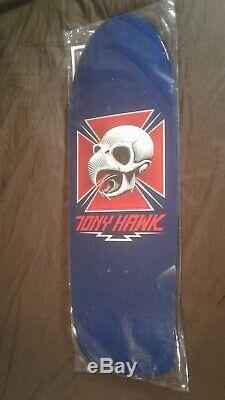 Powell Peralta Tony Hawk Reissue Skateboard Deck New 2012 Blue