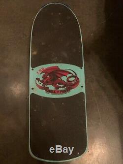 Powell Peralta Vato Rat Bones complete skateboard deck blue 1980s original