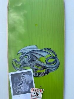 Powell Peralta X J. Grant Brittain Skateboard Deck #35/99 Skull Sword Ray Bones