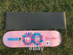 Primitive Limited Edition Rick And Morty Skateboard Deck + Rick & Morty Wheels