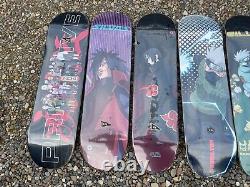 Primitive Naruto 8 Skateboard Deck set Anime RARE limited edition LE