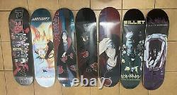 Primitive Naruto Shippuden Skateboard Decks Series Lot New Rare Anime Collector