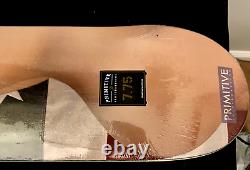 Primitive Stripes Skateboard Deck 7.75? X 31? Nude Blonde with the Flag 2014 NEW