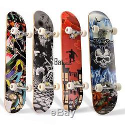 Professional Adult Skateboard Complete Wheel Trucks Maple Deck 41 x 9 Wood
