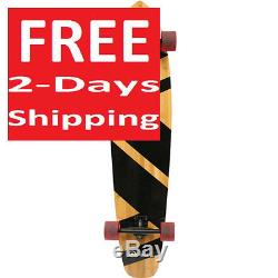 Quest 44 Inch Ultra Cruiser Longboard Skateboard Hardwood Maple Deck Outdoor New
