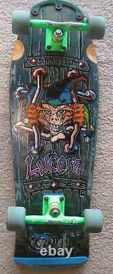 RARE 1987 vintage skateboard Schmitt Stix John Lucero X2 Slime Ball wheels