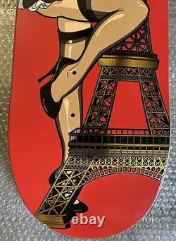 RARE Bastien Salabanzi Primitive Skateboard Deck Eiffel Tower Rudy Sparkplug