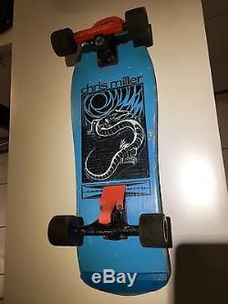 RARE Chris Miller Lizard Skateboard 1987 G&S Vintage
