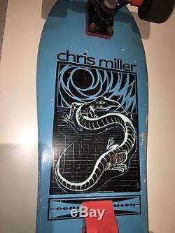 RARE Chris Miller Lizard Skateboard 1987 G&S Vintage