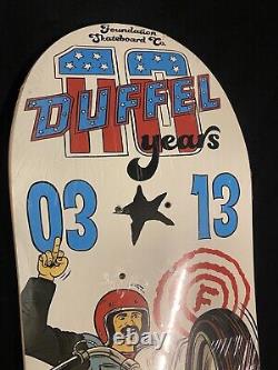 RARE Corey Duffel Foundation 10 Year Anniversary Evil Knievel Skateboard Deck