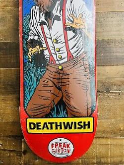 RARE Deathwish Dog- Faced Slash Freak Show Series Skateboard Deck